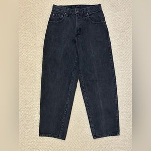 Levi’s Vintage 560 Loose Taper Men’s Jeans 28x27 Black 1991 Red Tab Excellent